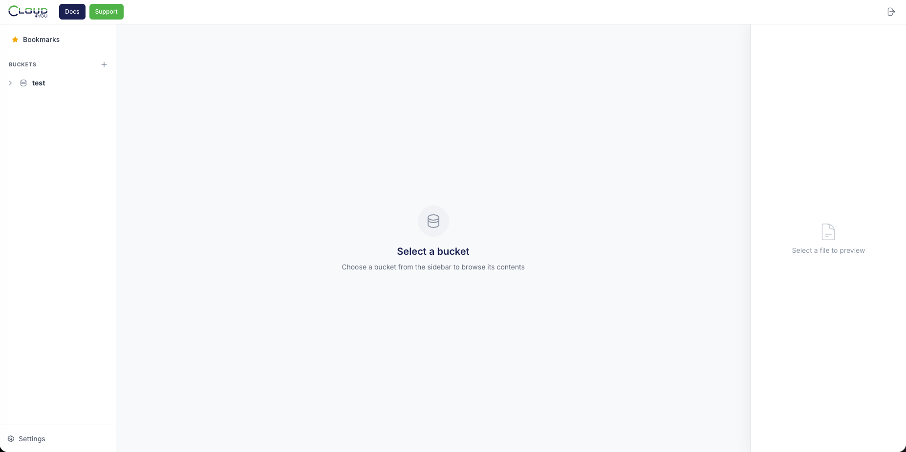 Ekran główny OCS Browser